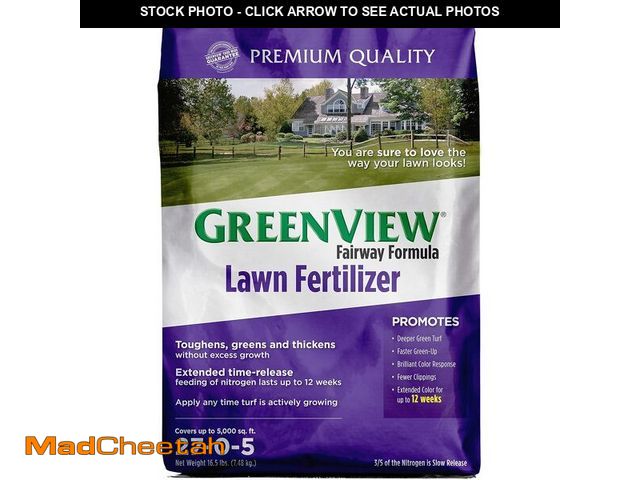 Lot 74-14305621 - GreenView Fairway Formula Lawn Fertilizer 16.5 lb Bag Slow Release Nitrogen Fertilizer for Grass Cov...
