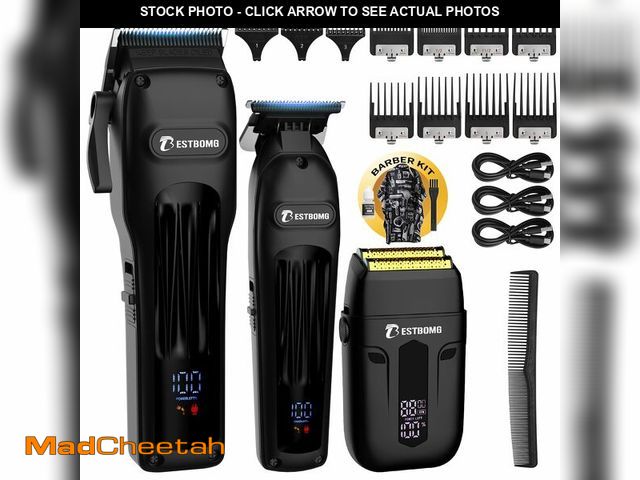 Lot 74-13712697 - BESTBOMGÃÂ® Hair Clippers for Men, Professional Hair Clippers, Beard Trimmer&amp; Rechargeable Shav...