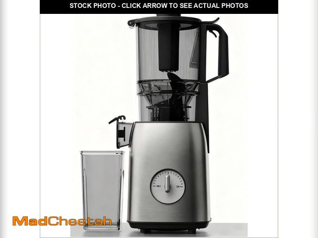 Lot 74-14306699 - COWSAR Cold Press Juicer, 5.4 in. Extra Wide Feed Chute Juice Machine w/300W, for Whole Fruits in St...