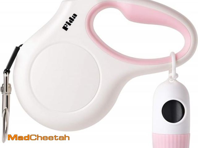 Lot 74-11906499 - Fida Retractable Dog Leash for Small Breed up to 26 lbs, 16 ft Pet Walking Leash with Dispenser and ...