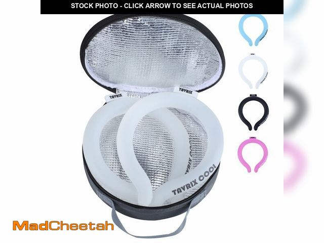 Lot 74-14377056 - 2Pack Neck Cooling Tubes with Insulated Cooler Bag - Reusable Ice Neck Cooler for Hot Weather, Hands...