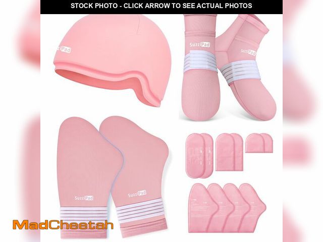 Lot 74-14065102 - SuzziPad Chemo Care Package for Women &amp; Men, Cooling Gloves, Socks and Cold Caps for Chemotherap...