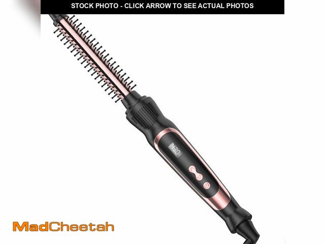 Lot 74-14273651 - USHOW Small Curling Brush, Heated Round Brush with Dual Voltage &amp; Adjustable Temperature, Smooth...