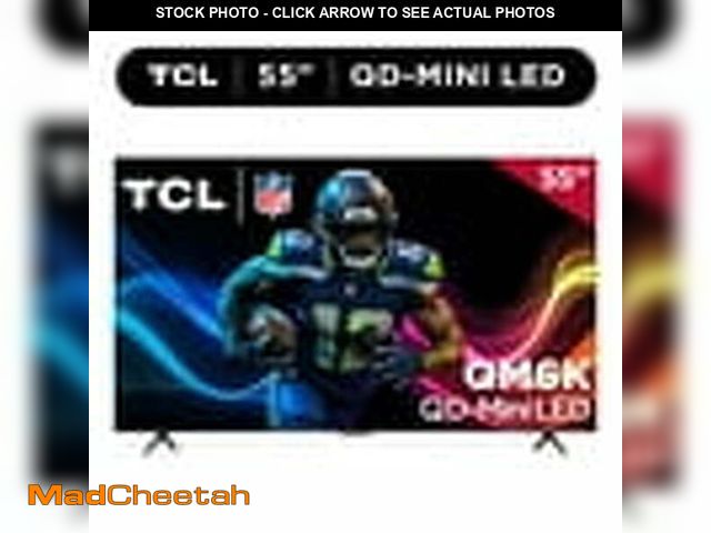 Lot 74-12570802 - TCL 55 QM6K Series QD-Mini LED QLED 4K UHD Smart TV With Google TV (NEW 2025) 55QM6K - UNUSED