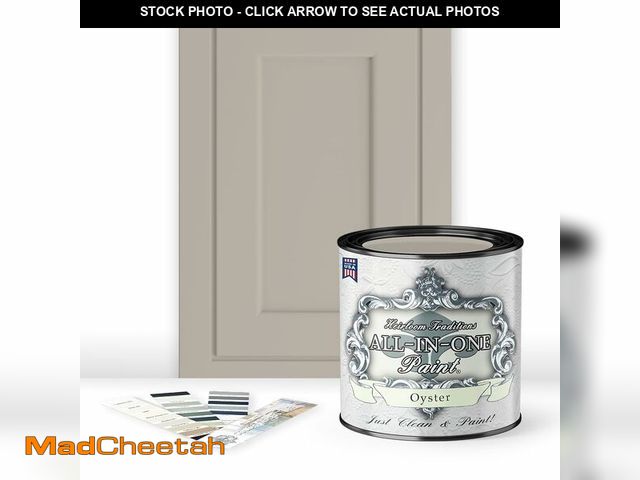 Lot 74-13539965 - ALL-IN-ONE Paint by Heirloom Traditions, Oyster (Neutral Taupe), Quart - Durable cabinet and furnitu...