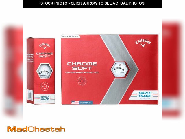 Lot 74-12860714 - Callaway Chrome Soft 22 Triple Track Golf Balls 12pk White - UNUSED