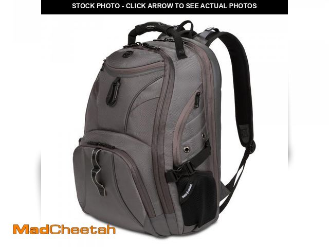 Lot 74-12419043 - SwissGear 1900 Scansmart TSA 17 Laptop Backpack, Sting Grey Ballistic, 19-Inch - UNUSED