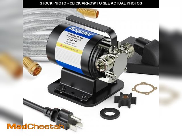Lot 74-12323011 - (MISSING HARDWARE) Acquaer Portable Electric Utility Water Transfer Pump 115V 1/10 HP with Suction H...