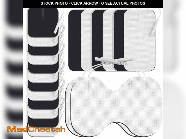 Lot 74-13714003 - DOMAS TENS Unit Electrode Pads (XL) - 4x6 Inch for Back Pain Relief- Compatible with TENS 7000 and O...