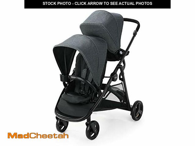 Lot 74-12664346 - Graco Ready2Grow 2.0 Double Stroller Features Bench Seat and Standing Platform Options, Rafa - UNUSE...