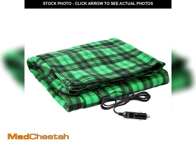 Lot 74-13521670 - Heated Blanket - 12-Volt Electric Blanket for Car Truck SUV or RV - Portable Winter Car Accessories ...