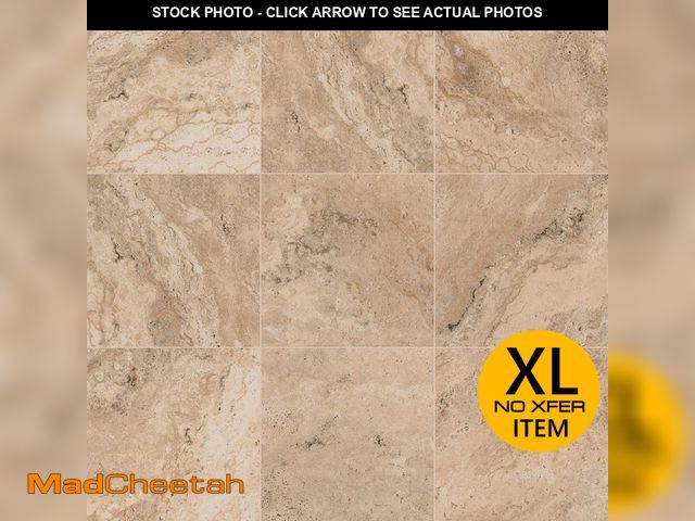 Lot 74-13047764 - PALLET OF 10 Marazzi Travisano Trevi 18 in. x 18 in. Porcelain Floor and Wall Tile (170 sq. ft. /TOT...