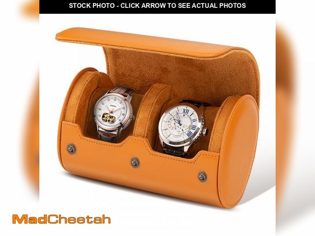 Lot 74-11550409 - GENUINED Watch Travel Case, Leather Watch Case, Anniversary Birthday Gifts for Men/Women, Him/Her, W...