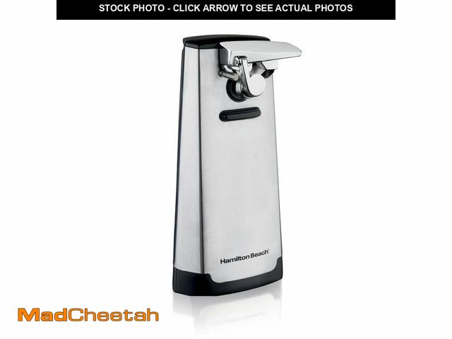 Lot 74-12712614 - Hamilton Beach Extra-Tall Electric Automatic Can Opener with Easy-Clean Detachable Cutting Lever, Co...