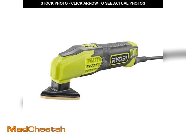 Lot 74-12687929 - *DUSTY* RYOBI 0.4 Amp Corded 2-7/8 in. Detail Sander *DUSTY*  - USED