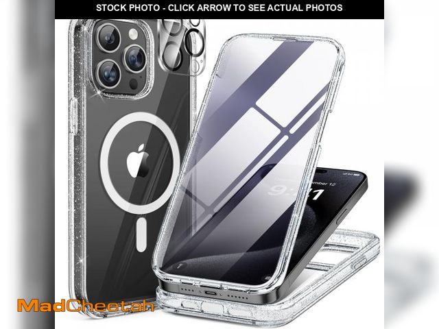 Lot 74-12310195 - Miracase Magnetic for iPhone 12 Pro Max Case [Compatible with MagSafe] Full-Body Phone case with Bui...