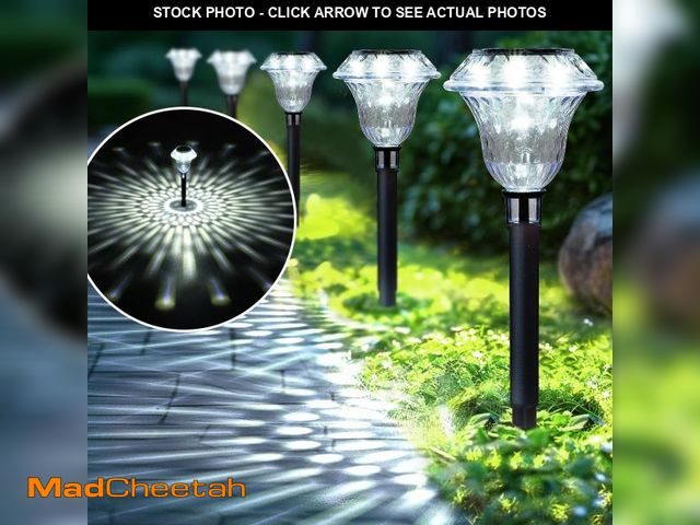 Lot 74-12052292 - SOLPEX Solar Pathway Lights Garden Decor for Yard, Garden Lights Solar Powered Waterproof Landscape ...