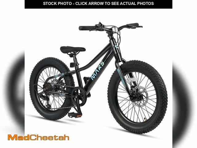 Lot 74-12722124 - Glerc Mars Kids Mountain Bike, 24 Inch Fat Tire Bike for Teen Ages 8-14 Year Old, Bicycle with 2.8-I...