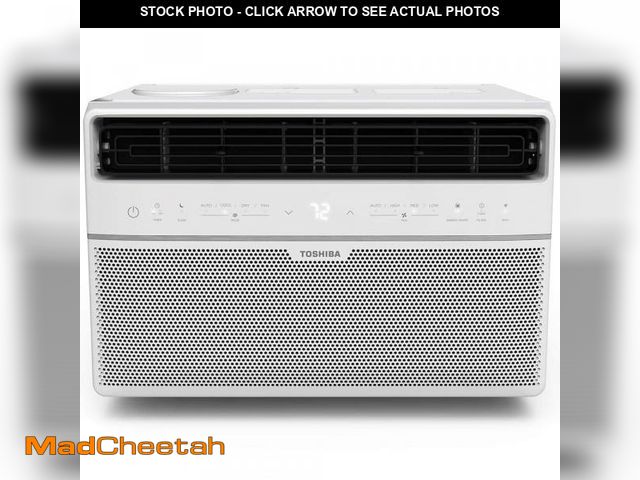 Lot 74-12147932 - 8,000 BTU 115-Volt Smart Wi-Fi Touch Control Window Air Conditioner with Remote for up to 350 sq. ft...