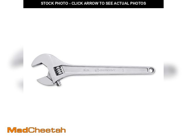 Lot 74-14584729 - Crescent 15 in. Chrome Adjustable Wrench AC215VS - UNUSED