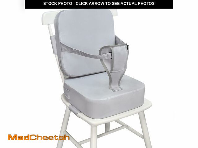 Lot 74-12708868 - Acxseo Toddler Booster Seat for Kitchen Chair and Dining Table, Non-Slip Cushion with Backrest, Adju...