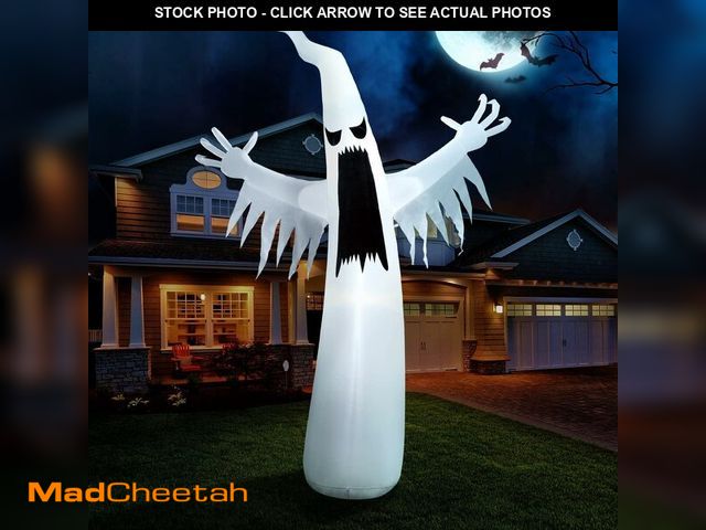 Lot 74-12713425 - Joiedomi 12 FT Halloween Inflatables Outdoor Decorations, Scary Ghost Halloween Decor, Inflatable Gh...