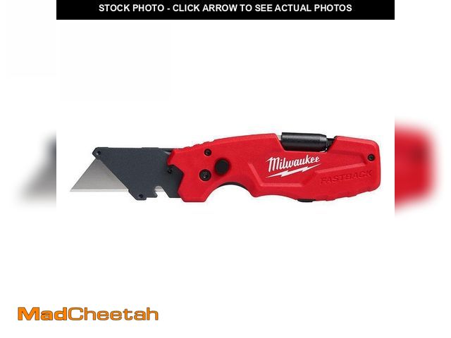 Lot 74-13798982 - Milwaukee FASTBACK 6-in-1 Folding Utility Knives with General Purpose Blade - UNUSED