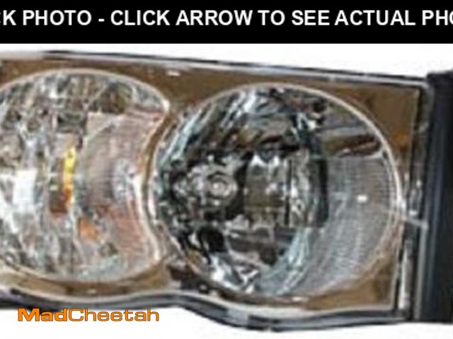 Lot 74-12510569 - TYC Right Headlight Assembly Compatible with 2002-2004 Dodge Ram Pickup - UNUSED