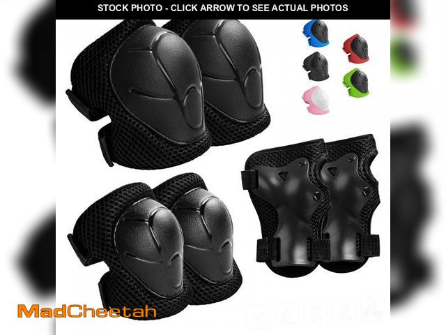 Lot 74-11552260 - Kids Protective Gear Set Wemfg Knee Pads for Kids 7-13 Years Toddler Knee and Elbow Pads with Wrist ...