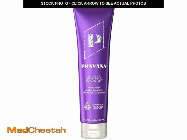 Lot 74-13964513 - Pravana The Perfect Blonde Purple Toning Masque Treatment | Neutralizes Brassy, Yellow Tones | For C...