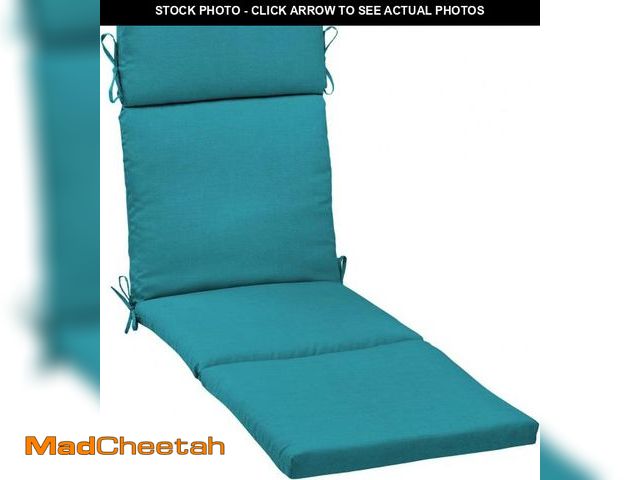 Lot 74-12136742 - Arden Outdoor Chaise Cushion, 21 in x 72 in, Weather-Proof, Rain-Proof, Fade Resistant Patio Cushion...