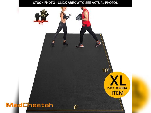 Lot 74-12823075 - GXMMAT Extra Large Exercise Mat 16'x6'/12'x6'/10'x6'/8'x6'(7mm), Extra Wide Workout Mats for Home Gy...