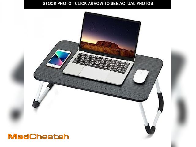 Lot 74-9772288 - Ruxury Folding Lap Desk Laptop Stand, Breakfast Serving Tray, Portable &amp; Lightweight Mini Table,...