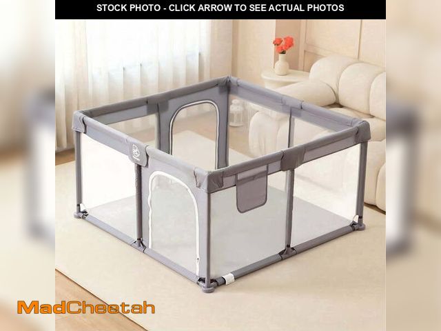 Lot 74-14436755 - Joypony Extra Large Baby Playpen - Babies and Toddlers Playard and Activity Center (50x50x27 inch) -...