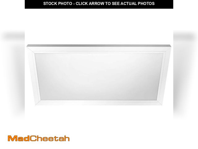 Lot 74-14361311 - Commercial Electric 1-Pack 1 ft. x 2 ft. 2000 Lumens Dimmable Integrated LED Flat Panel Ceiling Flus...