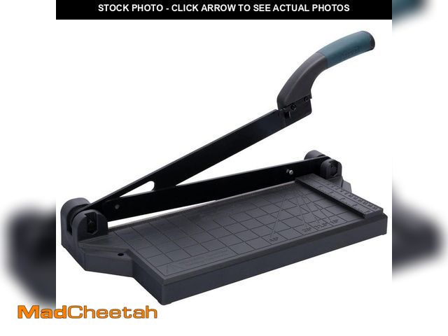 Lot 74-14597871 - (MISSING HARDWARE) Anvil 12 in. Steel Blade Vinyl Cutter for LVP, LVT, SPC, and VCT Vinyl Flooring 1...