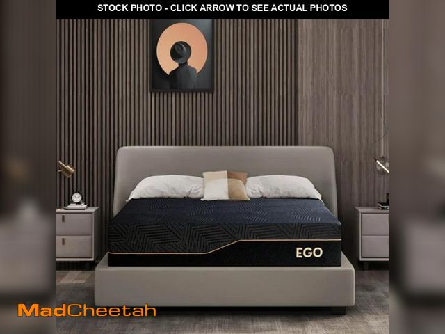 Lot 74-12166854 - MLILY WAL-MCE140K00FRT Ego Black Cooling Gel Memory Foam Mattress, 14 Inch King - UNUSED