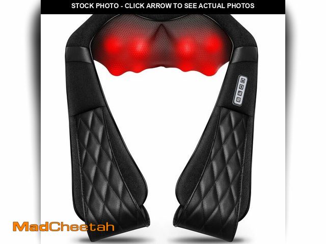 Lot 74-13712838 - Blue Elf Shiatsu Electric Neck Back Massager Pillow 3D Kneading with Heat for Shoulder, Lower Back, ...