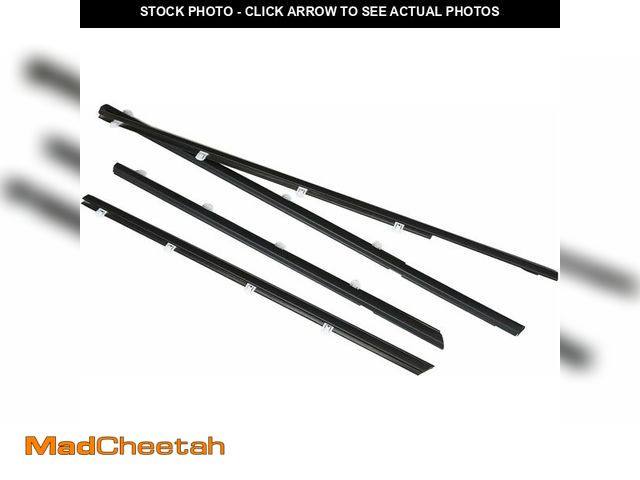 Lot 74-13660784 - labwork 4pcs Weatherstrip Window Moulding Trim Seal Belt Replacement for Honda Civic Not Hatchback 2...