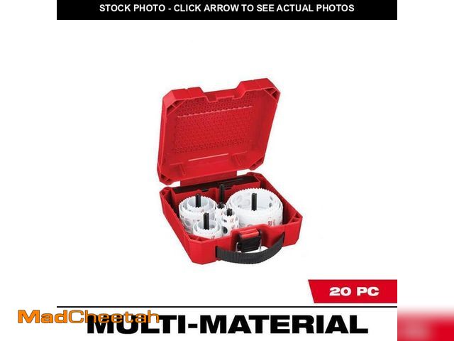 Lot 74-14560740 - Milwaukee Hole Dozer General Purpose Bi-Metal Hole Saw Set (20-Piece) - USED