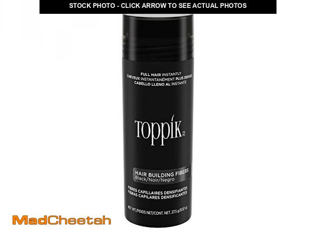 Lot 74-10973548 - Toppik Hair Building Fibers, Black, 27.5g  Fill In Fine or Thinning Hair  Instantly Thicker, Fuller ...