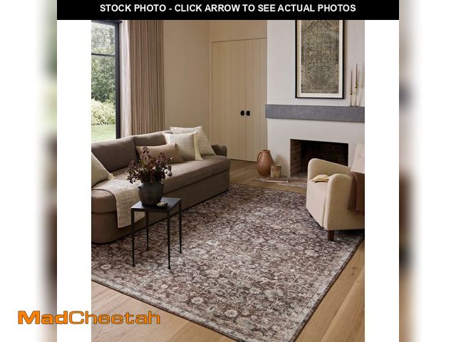 Lot 74-13791454 - Loloi Amber Lewis Josie Collection JOS-02 Earth/Natural 7'-6" x 9'-6" Area Rug - UNUSED