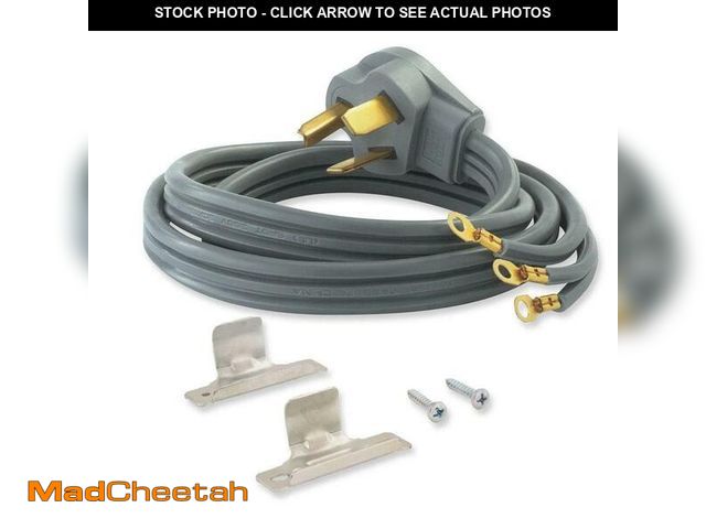 Lot 74-14594774 - Everbilt 6 Ft. Dryer Cord, 30 Amp, 3 Wire - UNUSED