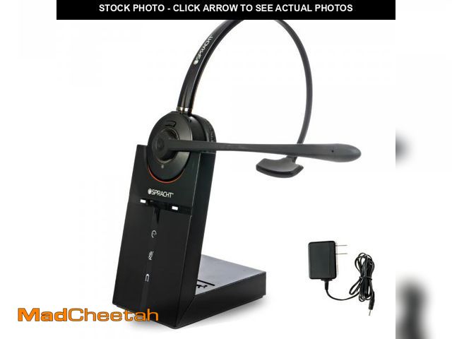 Lot 74-12220938 - Spracht Wireless Headset Single Ear | Desktop Phones only | DECT Headset | Background Noise Cancelin...