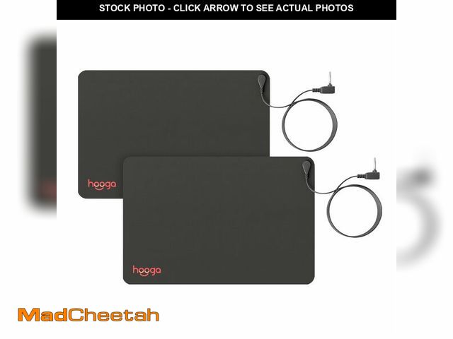 Lot 74-12603729 - Hooga Grounding Mat 2 Pack for Sleep, Energy, Pain Relief, Inflammation, Balance, Wellness. Earth Co...