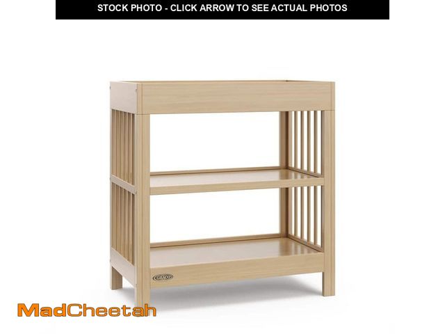 Lot 74-13770924 - Graco Teddi Driftwood Changing Table with Water-Resistant Changing Pad - UNUSED