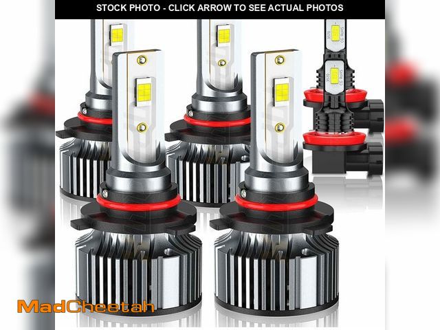 Lot 74-14599056 - for Toyota RAV4 2013 2014 2015 High Low Beam+Fog Light Bulbs, Pack of 6 - UNUSED