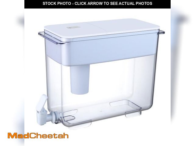Lot 74-12526682 - Great Value Water Filter Pitcher 30 Cup Series, White Color, BPA-Free, Brita Filter Compatible , NSF...
