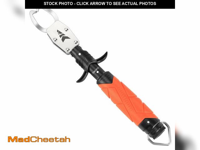 Lot 74-12702395 - KastKing Paradox 11" Stainless Steel Lip Grip with Integrated Scale, Corrosion-Resistant, Non-Slip H...