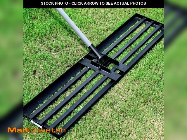 Lot 74-12415115 - Walensee Lawn Leveling Rake, 7FT 45"x10" Levelawn Tool, Heavy Duty Effort Saving Lawn Level Tool, St...